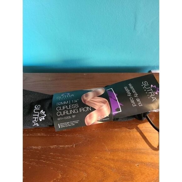 NWT Sutra Beauty Clipless Curling Iron - Picture 2 of 2